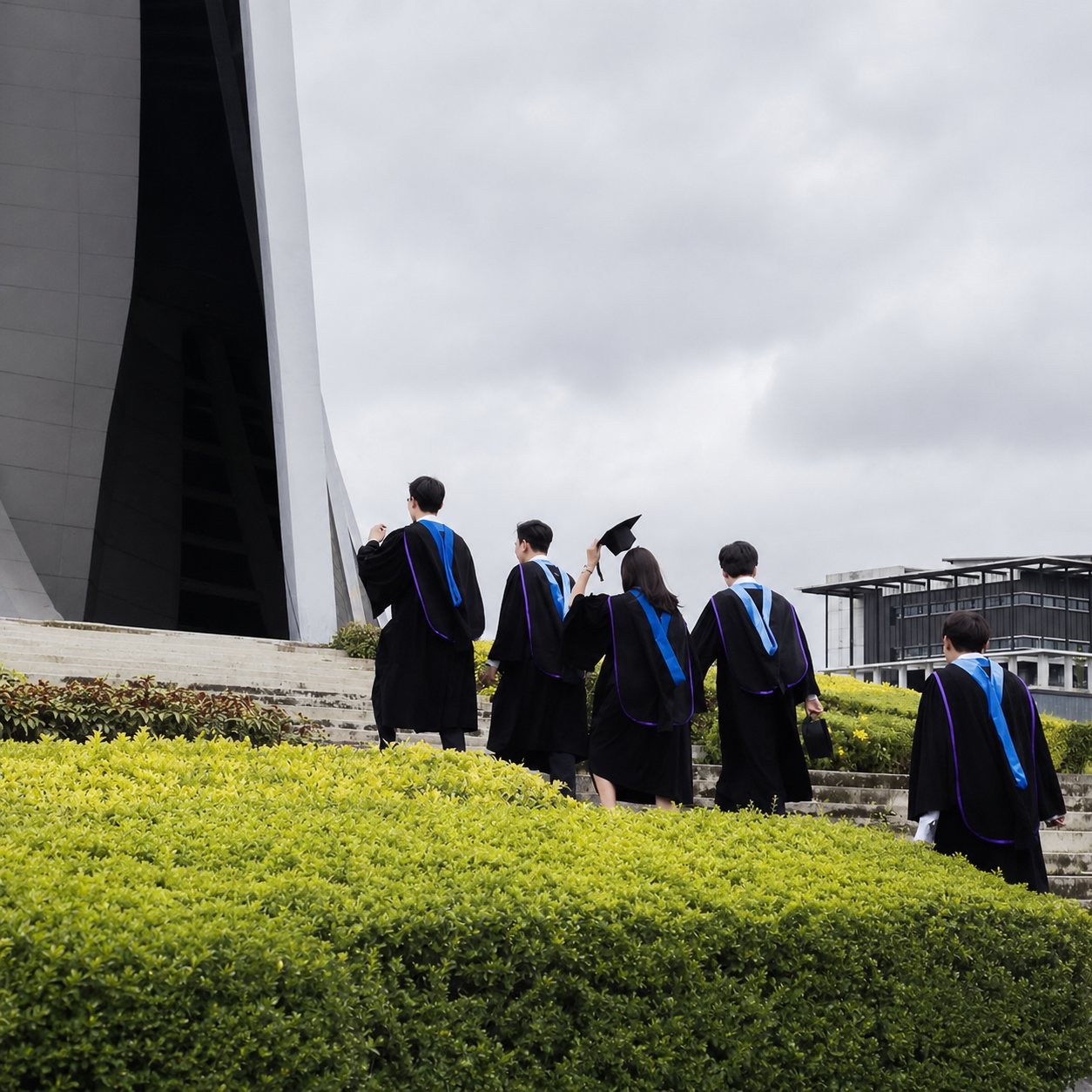 English for Education students on graduation day