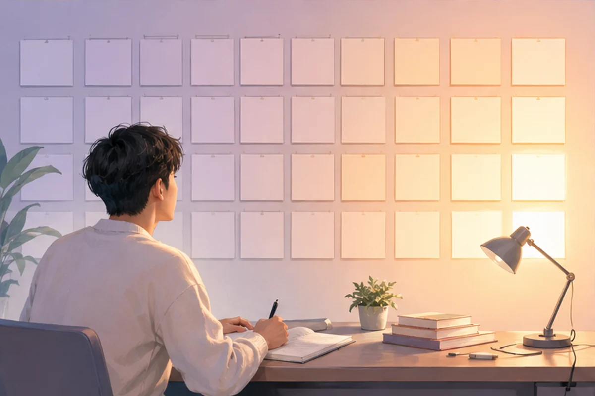 A 30-day IELTS study plan (self-study) — visual guide