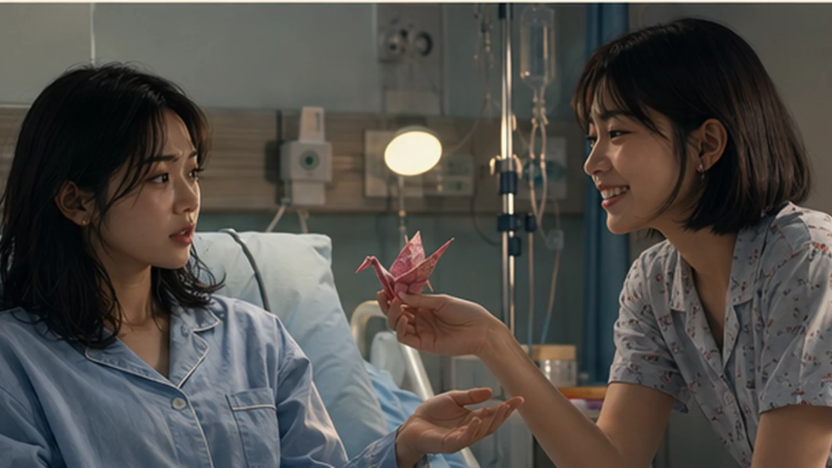 Paper Cranes, chapter 1: The Girl Who Folded Cranes