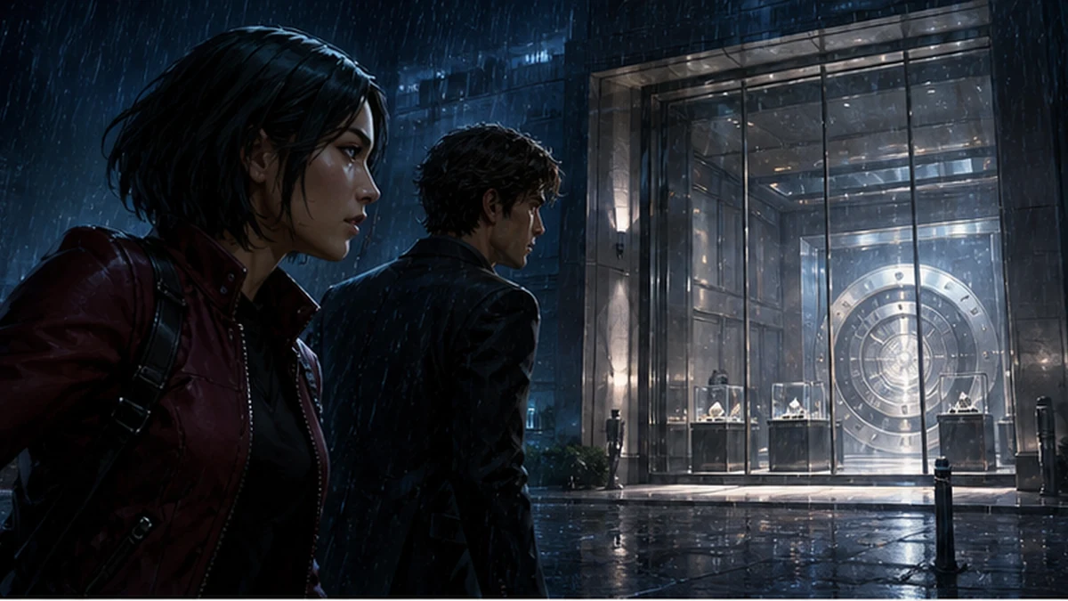 The Heist — Crime caper interactive English story cover