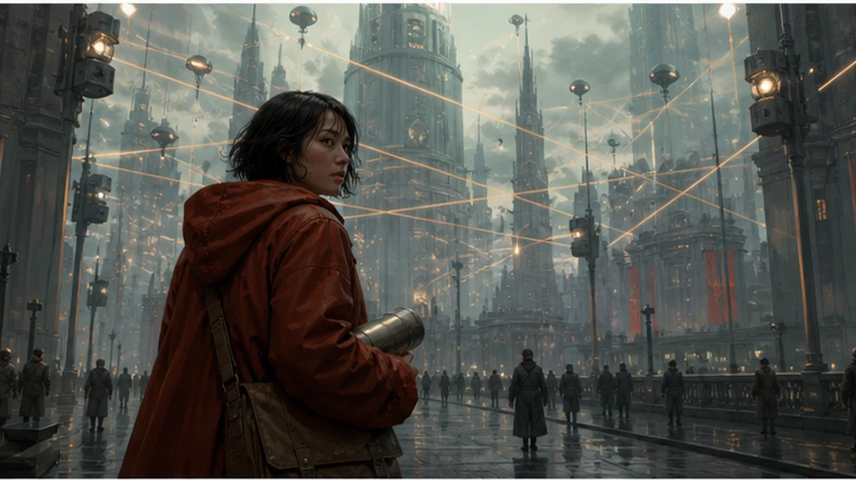 The Last City — Dystopia interactive English story cover