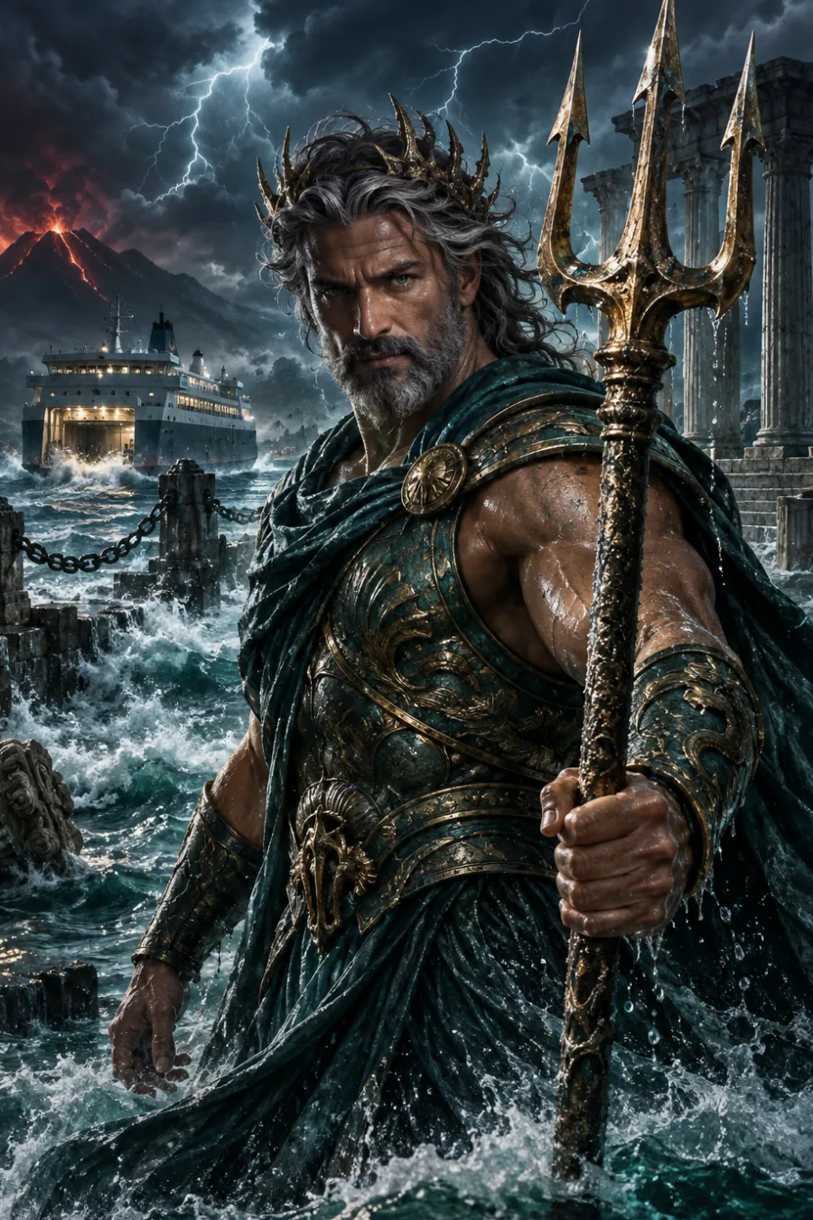 Two shores, one relationship: Poseidon cannot abandon the sea, and you cannot live beneath it. He asks what a sustainable romance would require.
