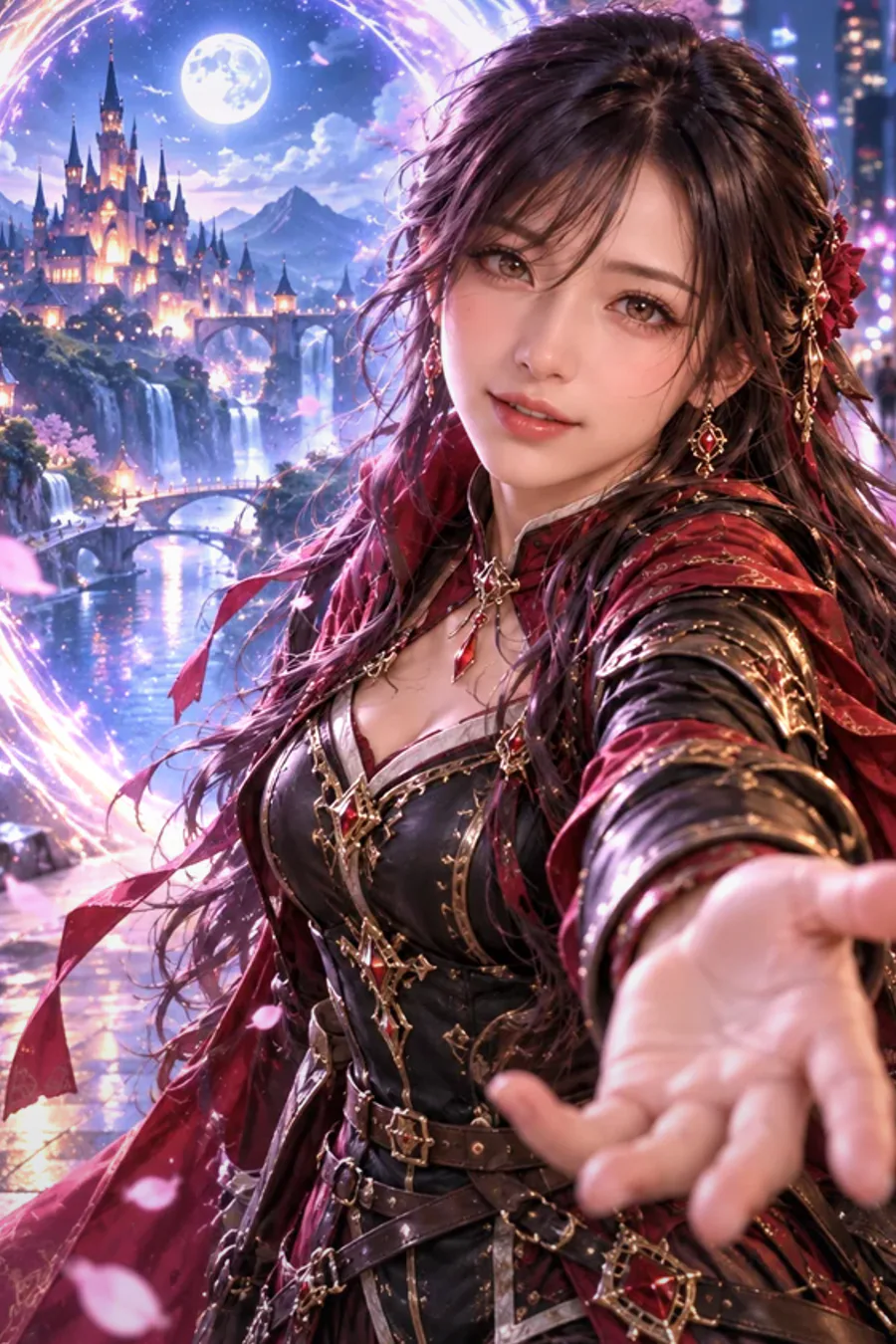 The dragon that stole no one: A bell announces that a dragon has kidnapped three farmers. At the orchard, your phone camera reveals the villagers are sheltering beneath the dragon's wing from falling crystal hail.