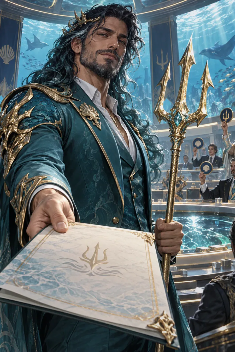 Feedback for a god: Poseidon accepts the data challenge but argues that mortals built carelessly on land the sea has always reclaimed.