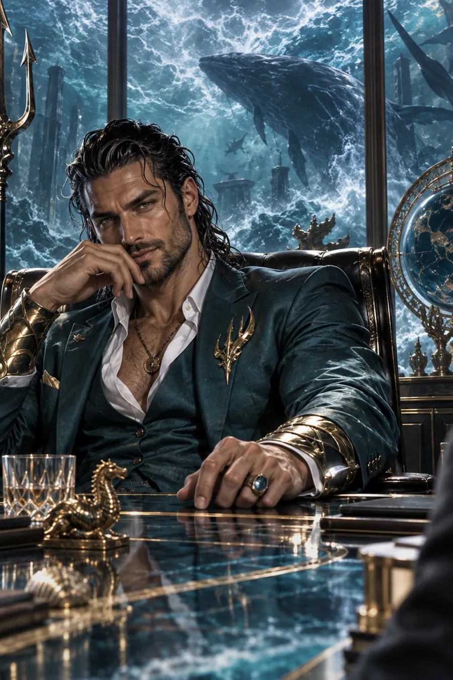 The price beneath the waves: A hidden ledger reveals shipping guilds paid Poseidon's advisers to redirect storms toward poorer ports.