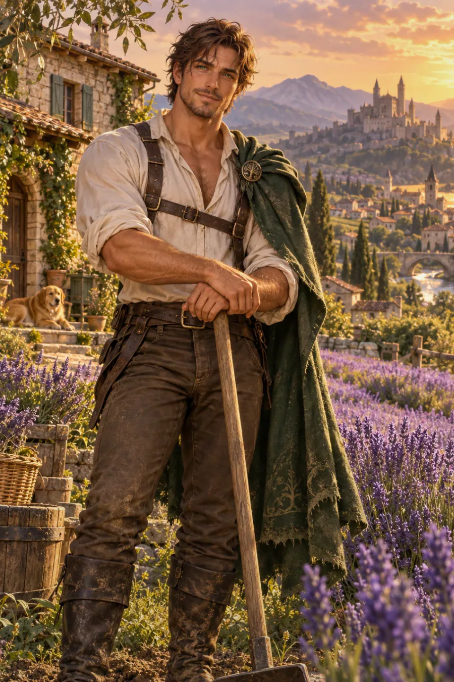The price of the first harvest: Your repaired field produces fragrant lavender. At the village market, a merchant offers half the normal price because you are new.