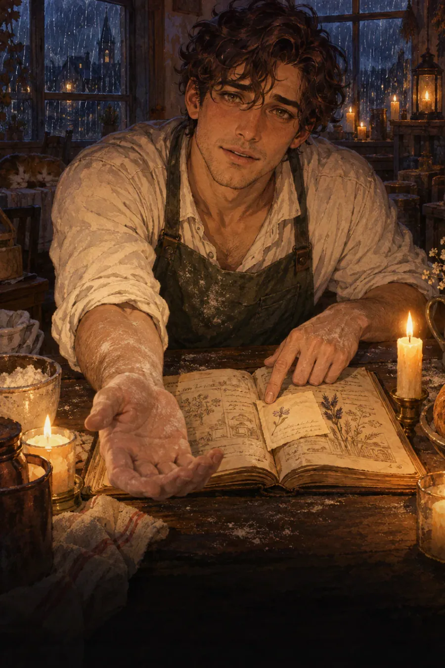 A box for someone else: A delivery driver leaves the wrong box. Theo needs the missing flour before the breakfast crowd arrives.