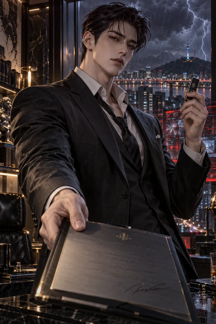 The evidence includes a trap: Tae-hyun finds a whistleblower location hidden inside the verified corporate leak