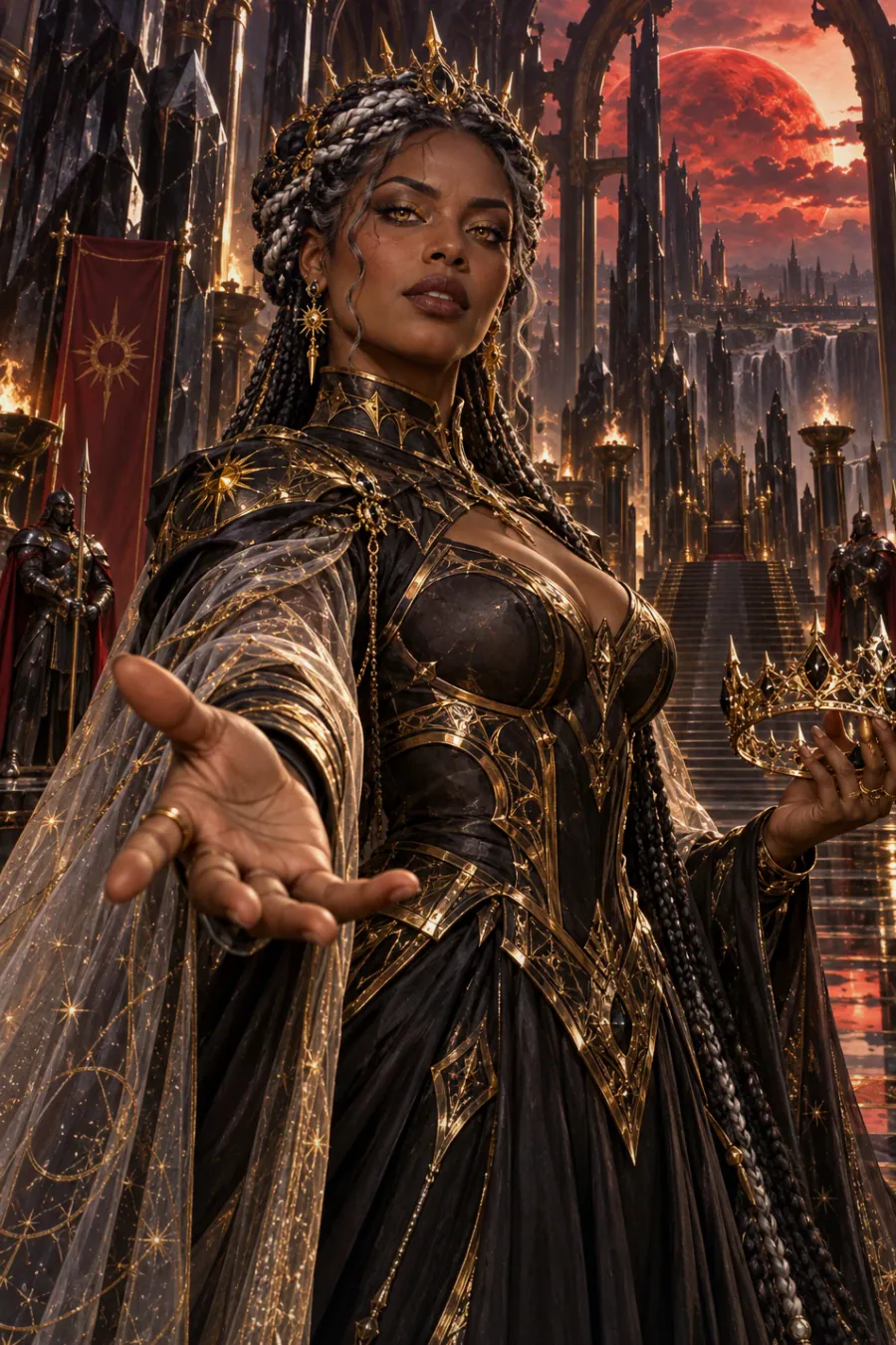 The prophecy was edited: The imperial archive reveals that earlier rulers removed a line: the sun requires a shared memory from every kingdom, not one hero's life. The council fears admitting centuries of deception.