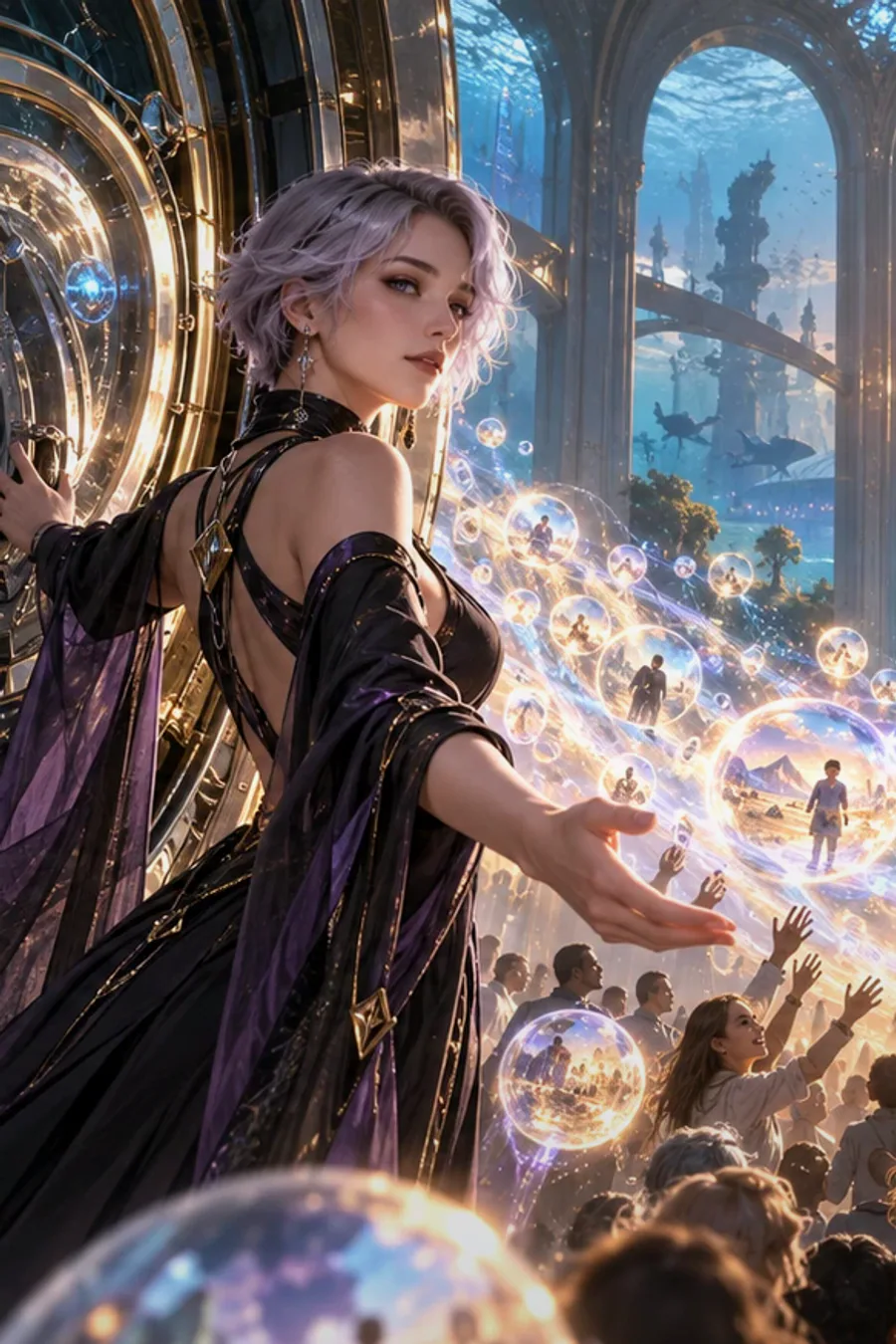 The signatures that arrived tomorrow: The auction house produces consent forms signed with future timestamps. Vaela discovers the signatures were predicted from behavioral data rather than given by actual people.