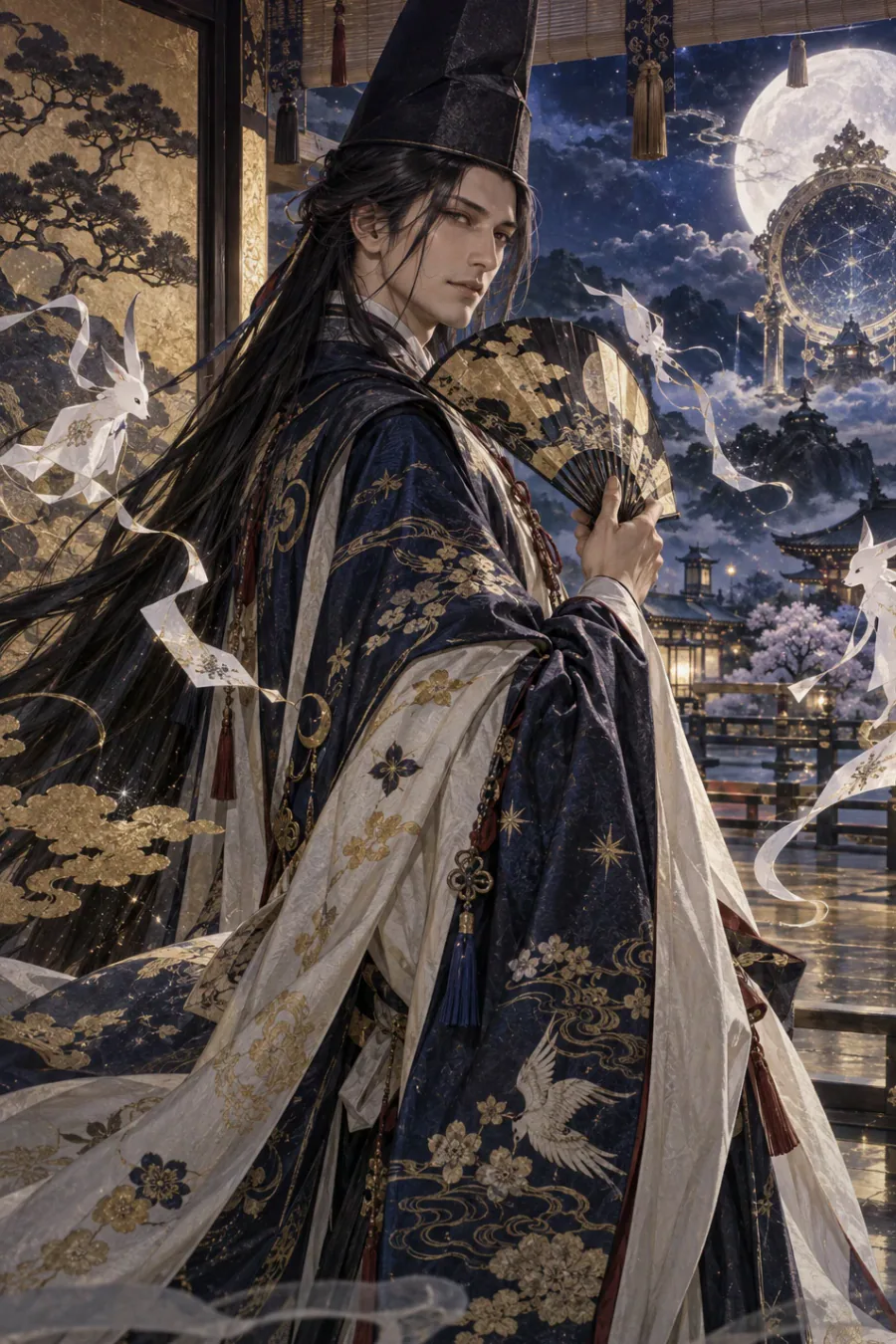 A future mistranslated as a command: Seimei compares the original celestial prophecy with its compulsory court translation
