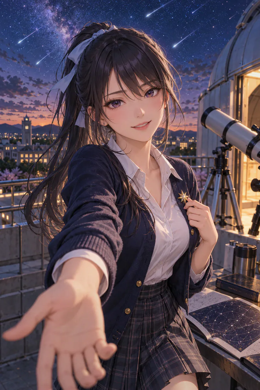 A wish recorded by accident: Nana's microphone records her private wish that you will stay in the club after graduation.