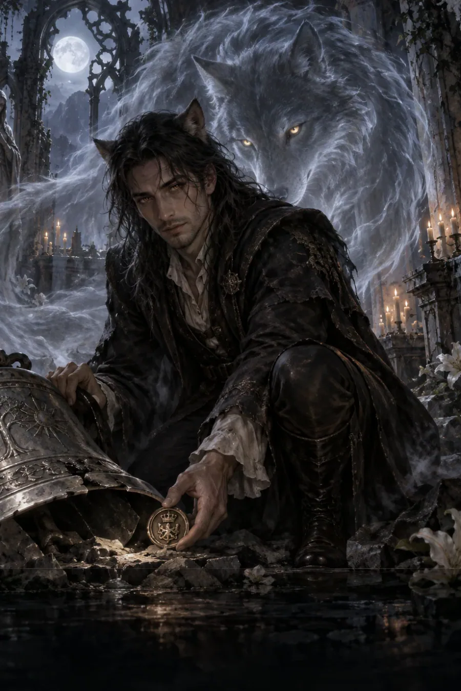 Medicine beneath the mill: You find the stolen medicine under an abandoned mill. A royal seal on the crate points to a smuggling route protected by the captain.
