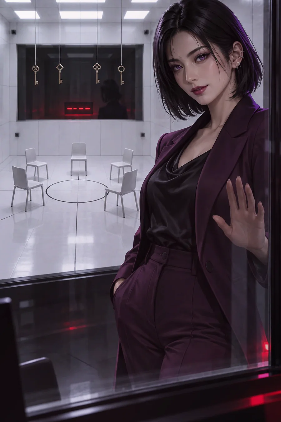The shadow offers your secret: Nyx stops her living shadow from revealing a private secret without consent