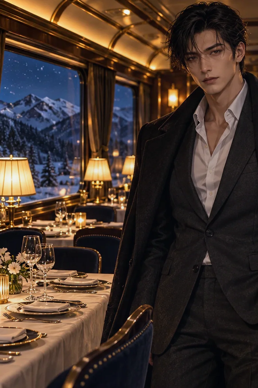 Detective Jin holds the brass key to a nonexistent thirteenth floor inside a luxury night hotel